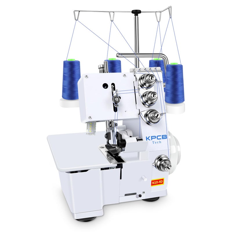 KPCB Tech KPCB Serger Sewing Machine with Upgraded LED Light and Accessories Kit HeavyDuty Durable Metal Frame Overlock Machines 