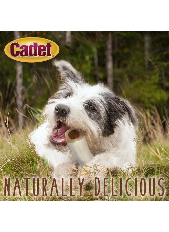 Cadet - Cadet Junior Stuffed Shin Bones - Highly Digestible, High Protein, Long-Lasting Dog Chew Bone for Aggressive Chewers, Supports Dental Health, - Peanut Butter Flavor, Petite (2 Count) - Image 1