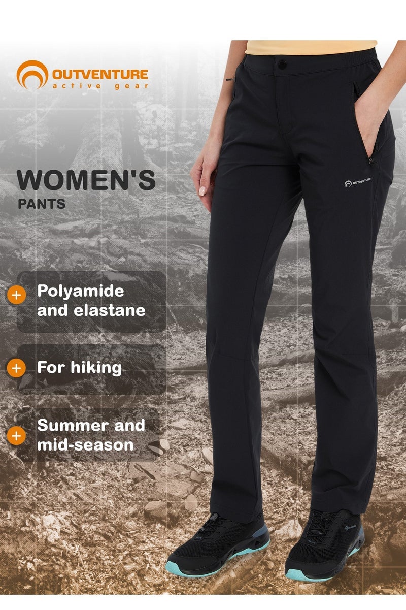 Outventure Adventure-Ready Trousers – Water-Repellent, Reflective Hiking Pants with Zippered Pockets for All-Weather Exploration - Image 2