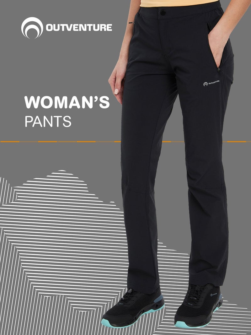 Outventure Adventure-Ready Trousers – Water-Repellent, Reflective Hiking Pants with Zippered Pockets for All-Weather Exploration - Image 3