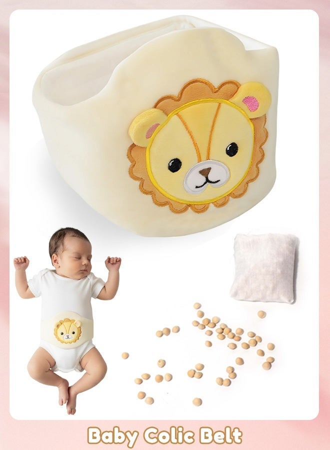 Sharpdo Adjustable Baby Colic Belt, Natural Cherry Stone Filled Warmer for Gas, Bloating & Infant Tummy Pain Relief for Boys and Girls - Image 1