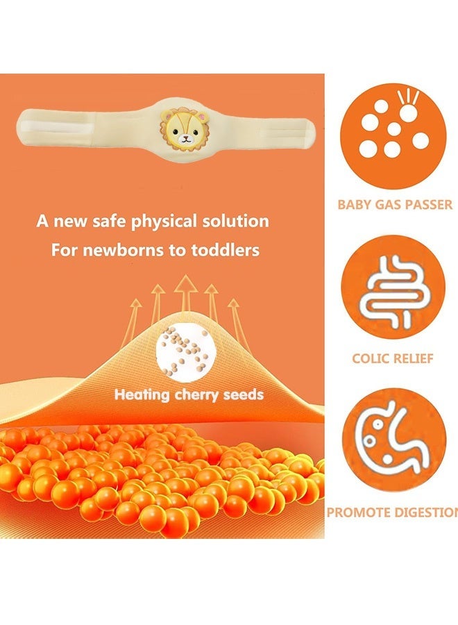Sharpdo Adjustable Baby Colic Belt, Natural Cherry Stone Filled Warmer for Gas, Bloating & Infant Tummy Pain Relief for Boys and Girls - Image 4