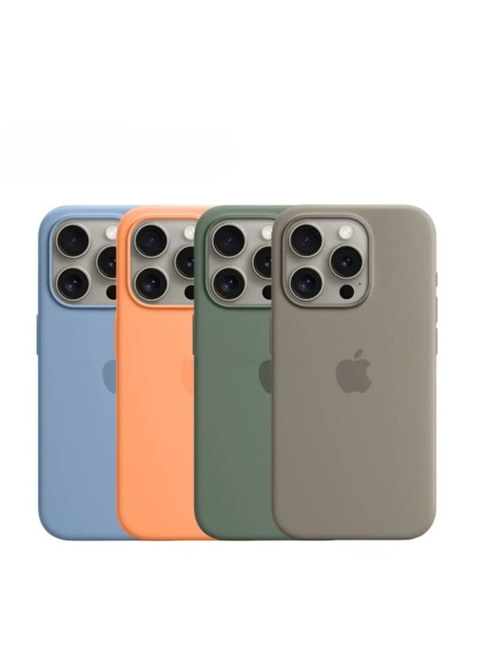 AROAQ Iphone Silicone Magnetic Case, Durable Silicone Case With Magsafe, Comfortable Soft Iphone Protection Case For Iphone 15 Pro Max, 15 Plus, Pro, ( Elderberry Color ) - Image 2