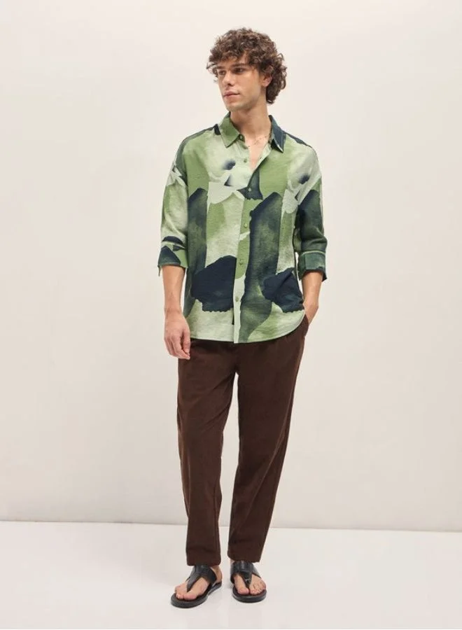 The Bear House  Men's Shirt for Casual and Formal Wear | Classic Button-Down Style for Office, Daily Use, Travel, Events & All-Season Outfits | Versatile & Stylish Wardrobe Essential for Every Occasion for Men | Best Price UAE