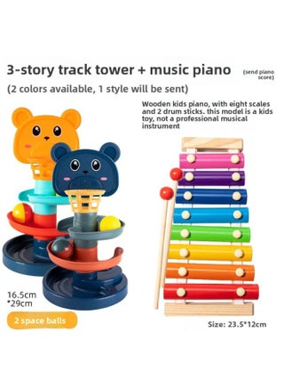 Baby Toys For More Than 6 Months Educational Early Education Boy 0 1 Year Old 12 7 8 8 9 Baby 3 Track Ball Turn-Color:3-layer Shooting Disassembly Track (2 Balls) Color Optional + Eight-tone Percussion Piano (send Music Score) - pzsku/Z81CE4F5F5F575D0485B0Z/45/1745472025/7d7dd11c-fc6f-4d95-9283-dbe09360eca7