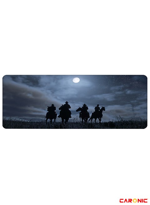 Large Gaming Mouse Pad with Superior Micro Weave Cloth Extended Desk Mousepad with Stitched Edges Non-Slip Base Water Resist Keyboard Pad For Gamer And Office Home Carl M2010