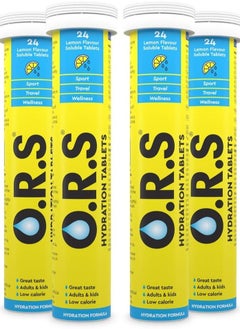 ORS O.R.S Hydration Tablets Lemon Flavor, Pack of 4  - Image 1