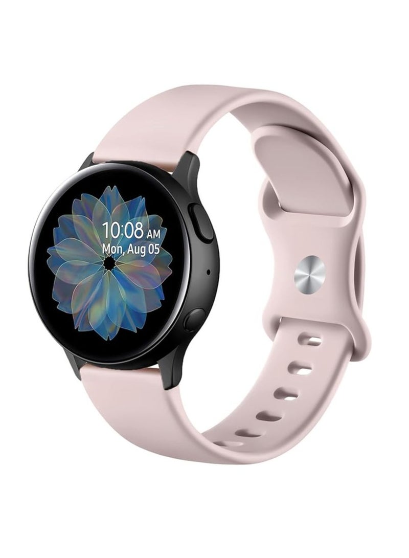 Silicone Band for Samsung Galaxy Watch 3 / Gear S3 / Huawei GT2E / GT / GT2 Pro (Pink, 22mm) - Image 1