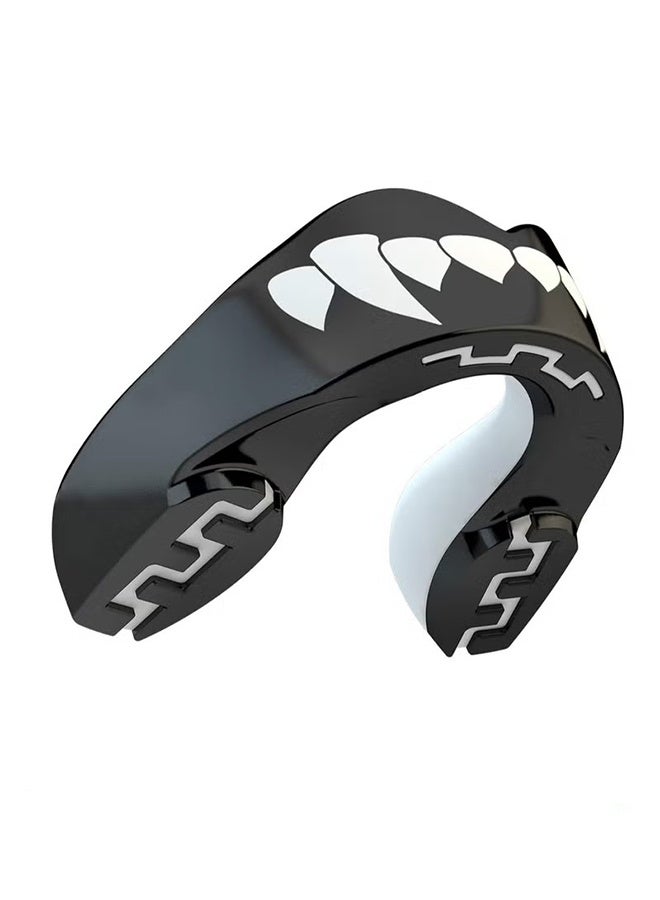 واي جيه حماية الفم بتصميم رفيع، مع واقي لثّة للبالغين والشباب مع علبة لممارسة الملاكمة، الرجبي، فنون القتال، الجودو، الكاراتيه، الهوكي وجميع الألعاب الرياضية القتالية. - Image 1