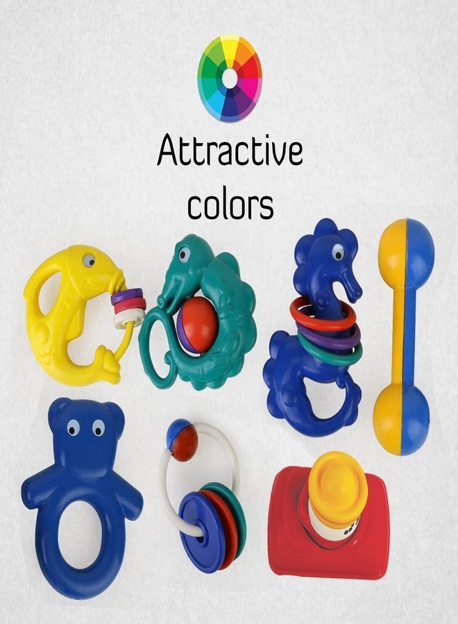 Shooting Star Super Gift Set - Newborn Essentials Multicolor Set | 9 Newborn Toys Set | Rattles & Teethers | Perfect Baby Gift 0 Months+ - Image 5