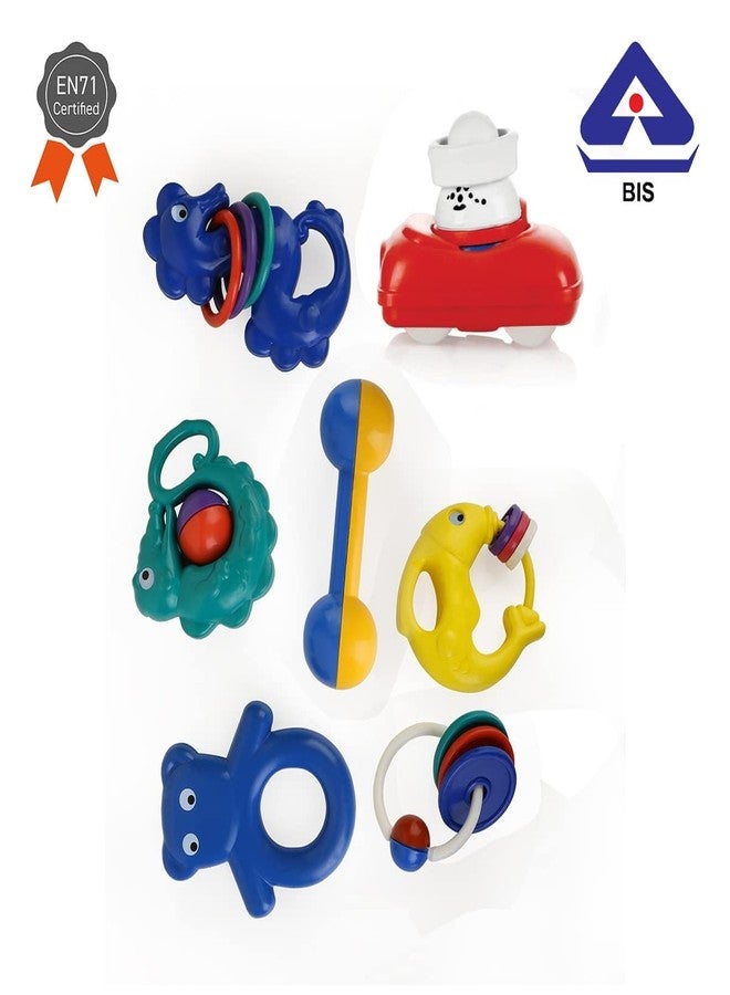 Shooting Star Super Gift Set - Newborn Essentials Multicolor Set | 9 Newborn Toys Set | Rattles & Teethers | Perfect Baby Gift 0 Months+ - Image 3