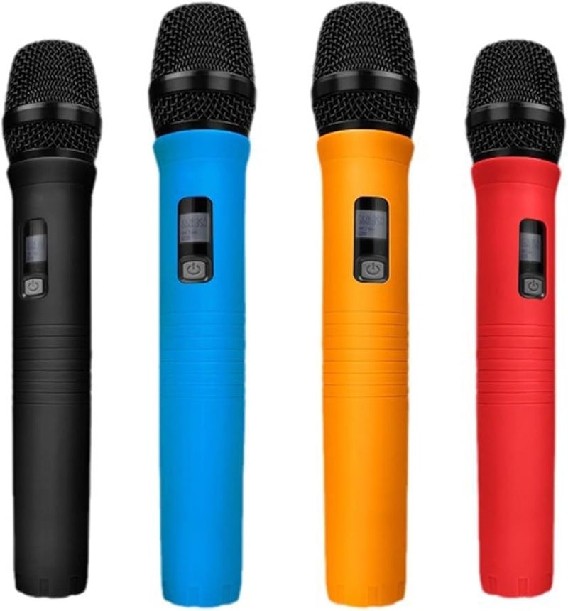 Black Microphone Protective Cover with Windproof Foam and Anti Slip Rings - Image 3