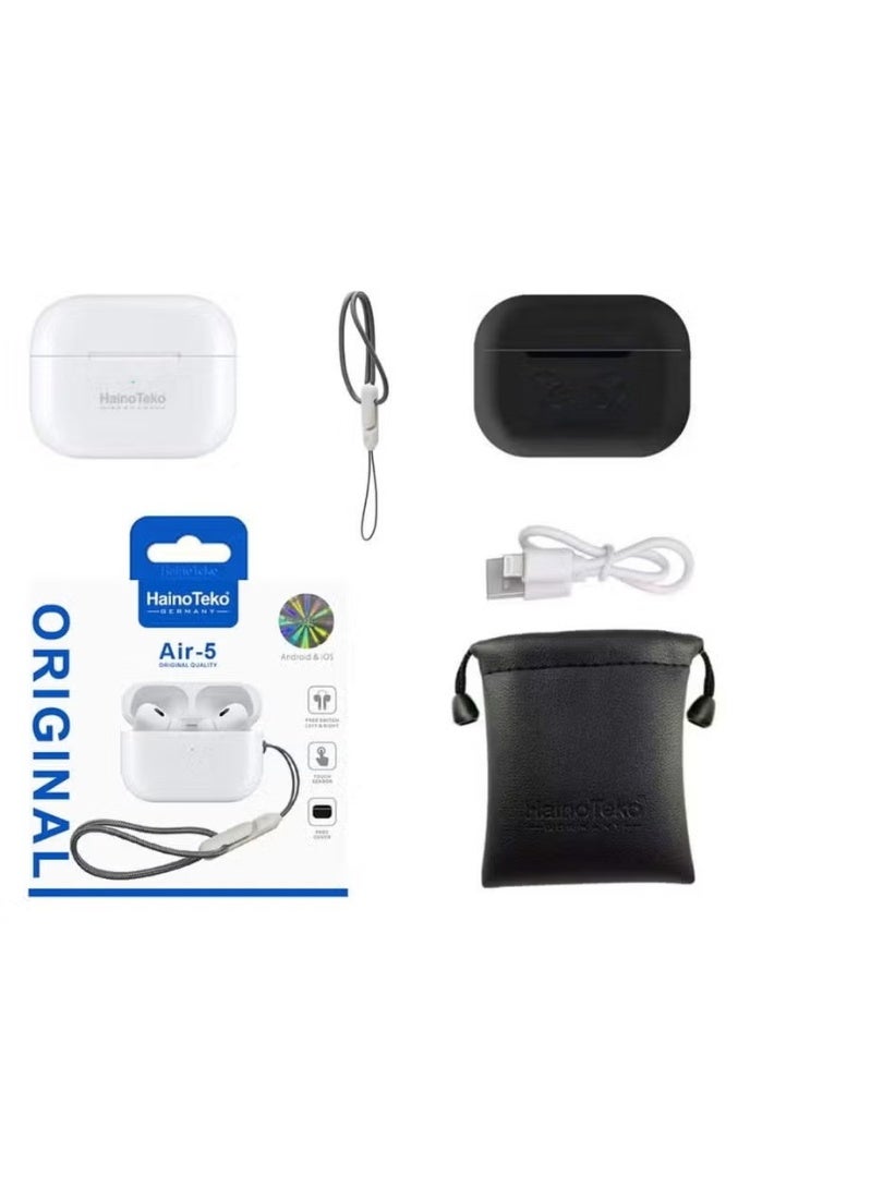هينو تيكو سماعات Air 5 اللاسلكية - صوت ممتاز، تصميم خفيف الوزن، بطارية تدوم طويلاً - Image 5