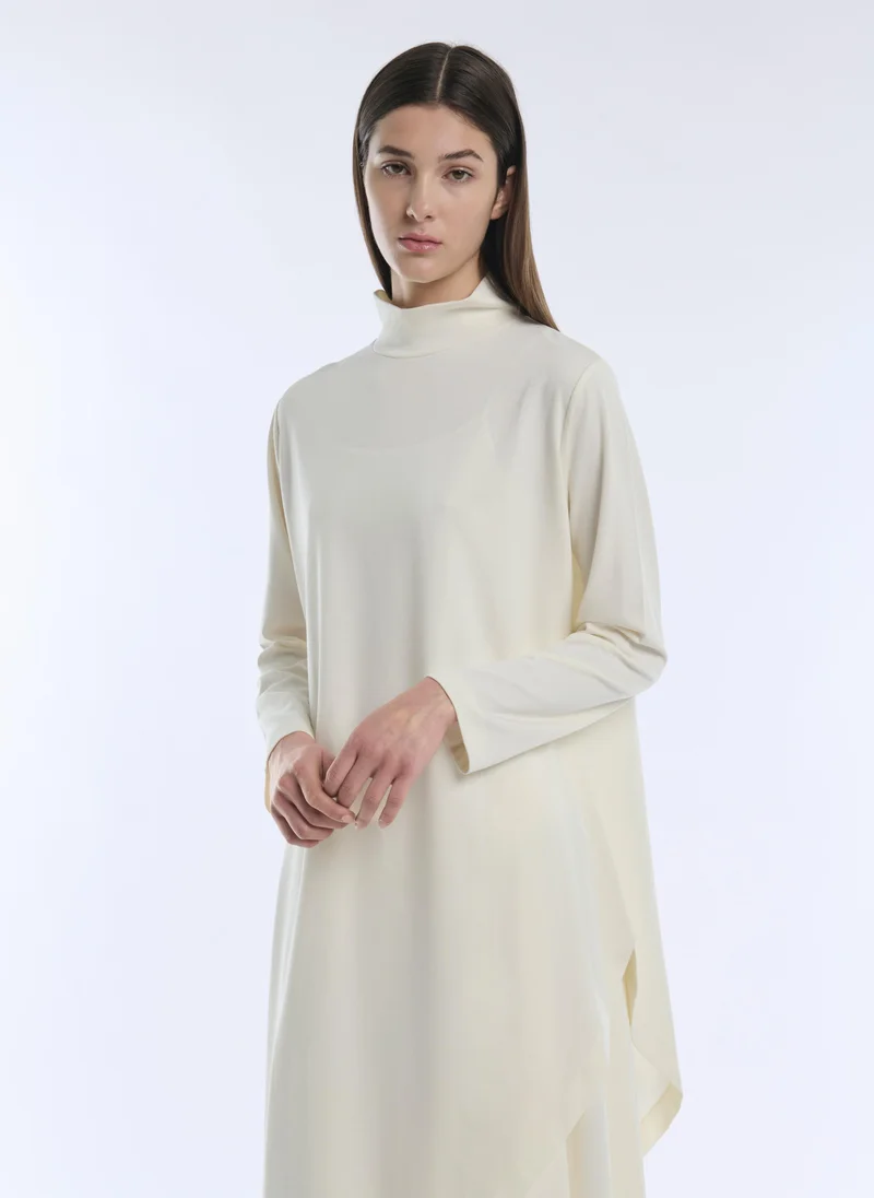 Iyal  Jersey Asymmetric Tunic for Women | Best Price UAE