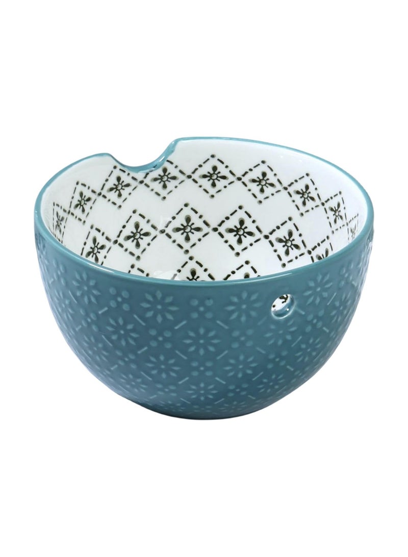 Zikra Yarn Bowl for Crocheting, Knitting Bowls for Yarn, Ceramic Round Crochet Bowls,  Yarn Storage Bowl , Portable Crochet Bowls, Exquisite Yarn Holder Bowl for Crocheting, Ideal Knitting Crochet Gift - Image 2