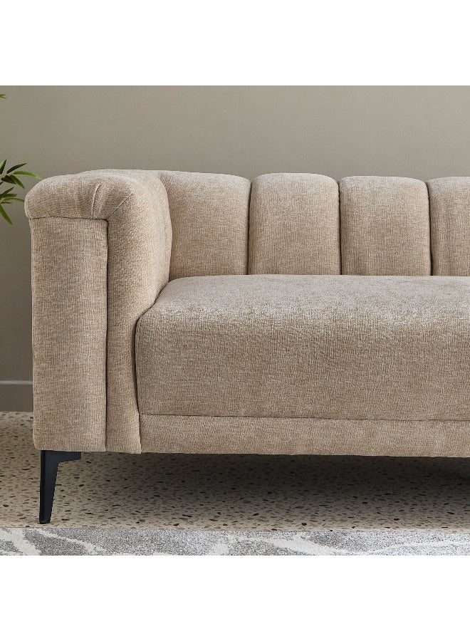 Home Box Nantes 2-Seater Fabric Sofa with 2 Cushions - Image 4