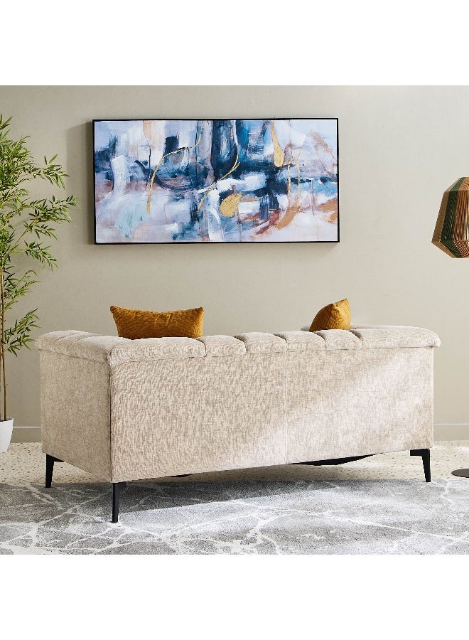 Home Box Nantes 2-Seater Fabric Sofa with 2 Cushions - Image 3