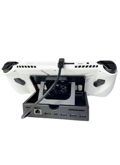 Generic Docking Station with Cooling Fan for ROG Ally, 6-in-1 Hub Steam Deck, Support PD 3.0 Fast Charging, USB-A 3.0 and Fast Charging USB-C Port  - Image 4