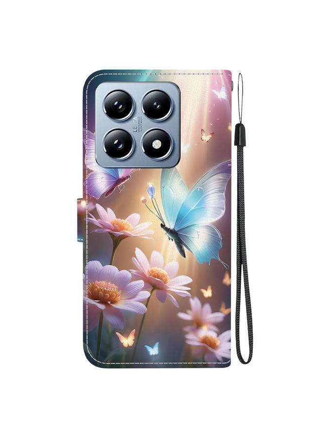 erorex Case For Xiaomi 14T Pro Crystal Texture Colored Drawing Leather Phone Case - Image 3