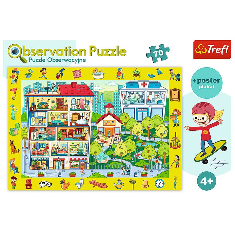 Trefl - 70 Pieces Visit the Town Puzzle - 15534 - Image 2