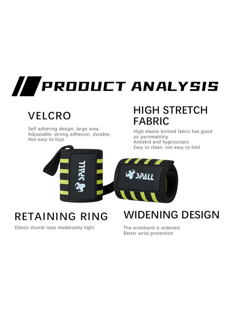Spall Wrist Wrap Premium Quality Support For Men And Women In Weightlifting Bodybuilding Powerlifting And Strength Training With Heavy Duty Thumb Loop  - Image 4