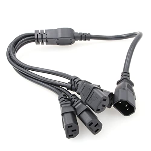 Eonvic IEC 320 C14 Male to 4XC13 Female Y Type Splitter Power Cord (60cm) - Image 2
