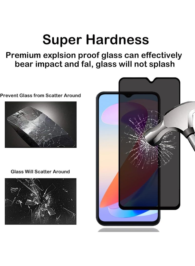 Muzz Privacy Screen protector compatible with Samsung Galaxy M36 Anti-Glare Privacy Screen Protector Tempered Glass [3D Touch][Case Friendly] Bubble Free Screen For Samsung Galaxy M36 - Image 5
