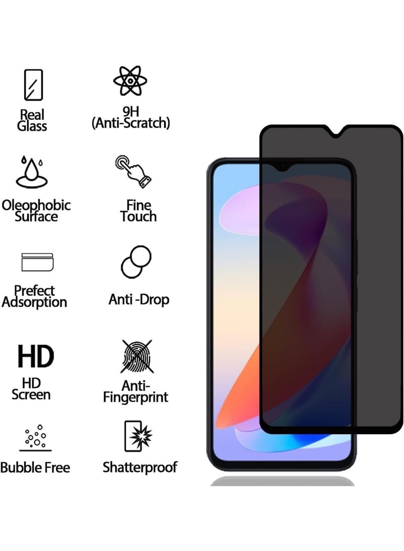 Muzz Privacy Screen protector compatible with Samsung Galaxy M36 Anti-Glare Privacy Screen Protector Tempered Glass [3D Touch][Case Friendly] Bubble Free Screen For Samsung Galaxy M36 - Image 4