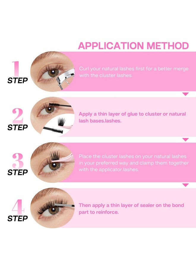 Calailis - Lash Glue, Cluster Lash Glue For Diy Lash Extensions Super Strong Hold 48 Hours Long Lasting Lash Extension Glue For Lash Cluster Waterproof Non-Irritating Fast Drying Lash Glue - Image 1