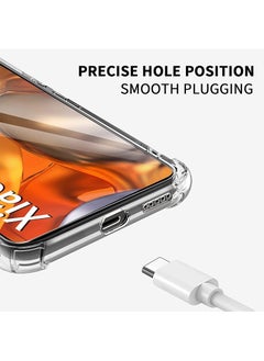 Generic Compatible with Xiaomi 11T 5G/11T Pro 5G Case Crystal Clear Anti Scratch Shock Absorption Cover Case HD Clear TPU Precise Cutouts and Slim Fit Transparent Cover 6.67 inch  - Image 4