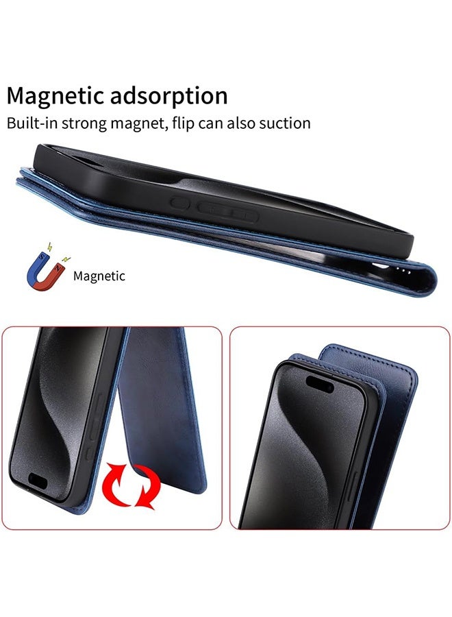 Phone Case Compatible with Samsung Galaxy Galaxy A16 4G,Compatible with Samsung Galaxy Galaxy A16 4G [Magnetic adsorption] Kickstand [Card Holder] - Image 3