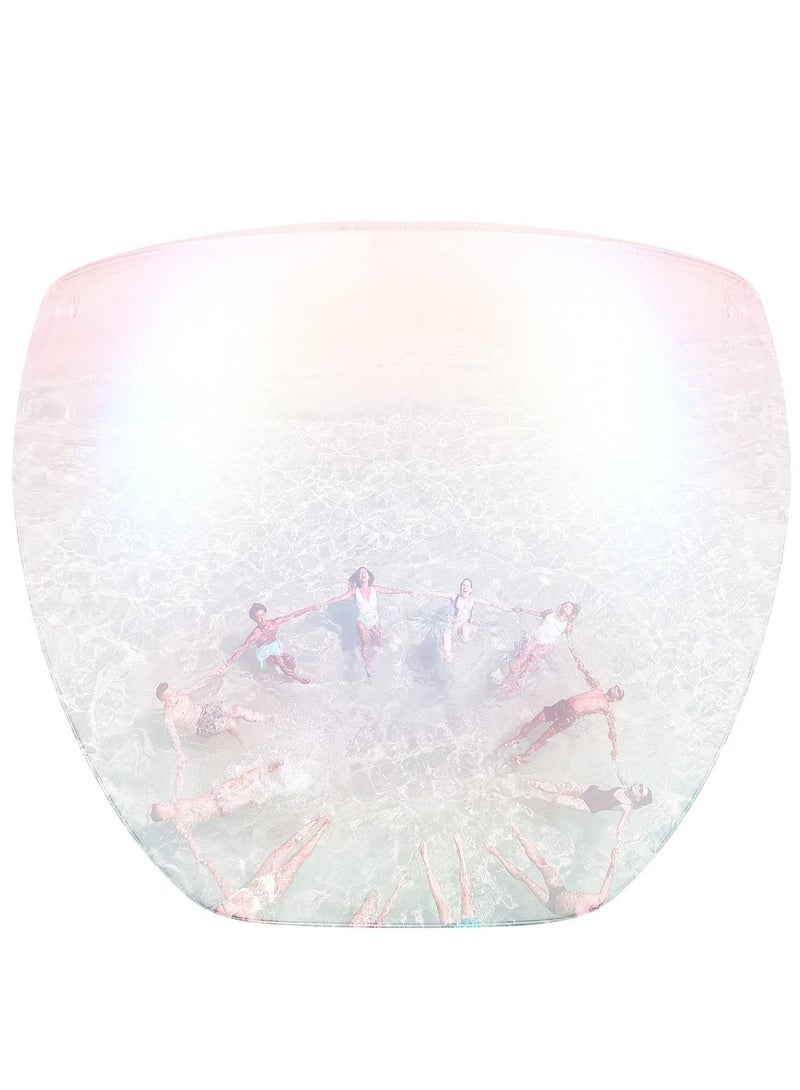SOLARAE نظارات واقية بغطاء كامل للوجه مع درع مرآة ضد الضباب B2781، للبالغين من الجنسين للأنشطة الداخلية والخارجية - Image 2