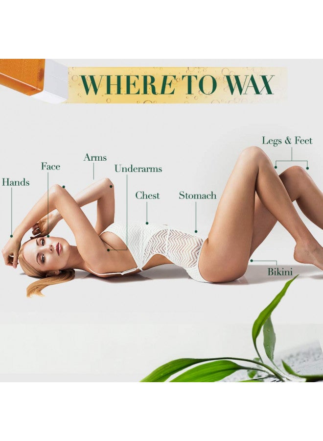 Clean + Easy Small Original Roll On Wax Refill for Wax Cartridge, Hygienic Depilatory Hair Removal Treatment, Removes Fine to Coarse Hairs, Perfect for Delicate Skin - 3 Packs - Image 5