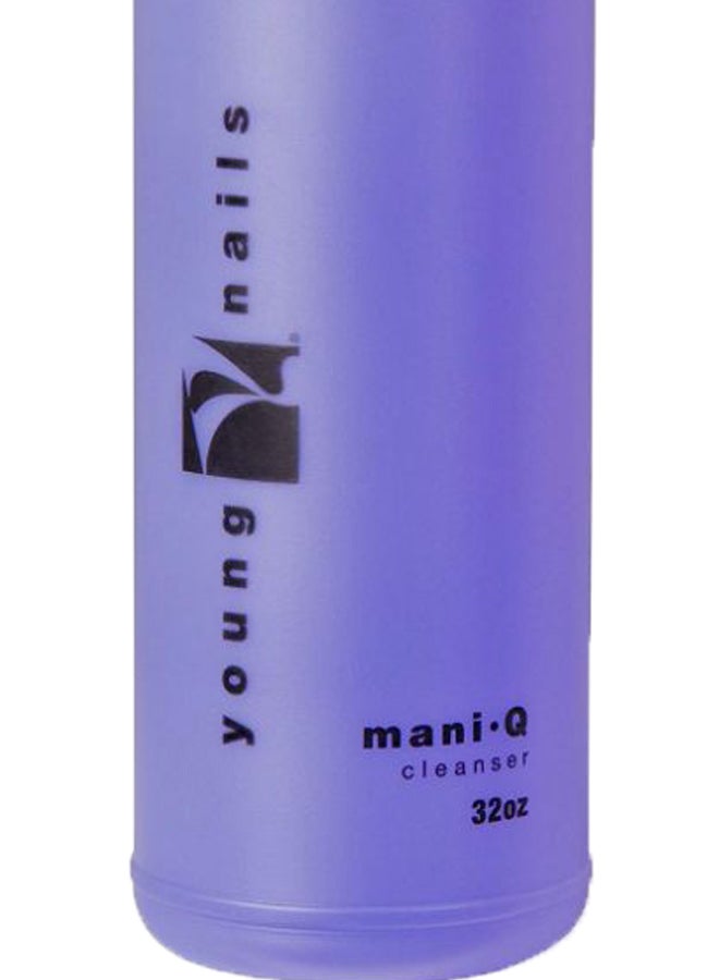 Young Nails Mani Q Gel Nail Cleanser - Nail Surface Cleanser for Gel Polish, Sticky Gel Residue Remover, After-Curing Gel Polish Cleanser, 32 fl oz - Image 2