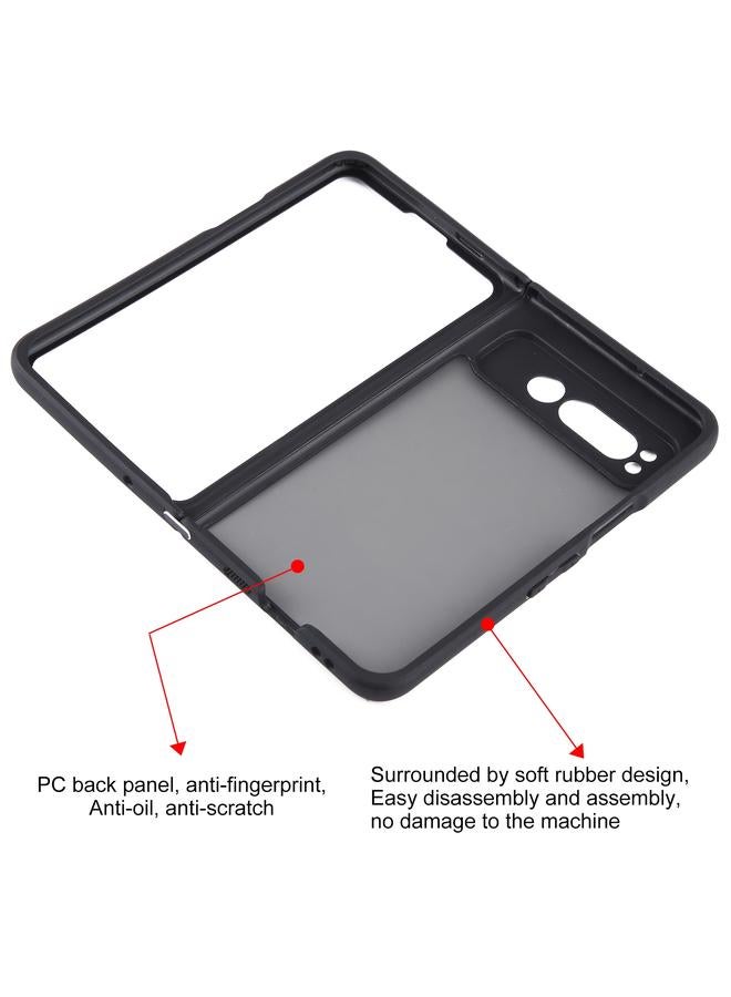 S-TOP Case For Google Pixel Fold Matte Black TPU + PC Phone Case - Image 4