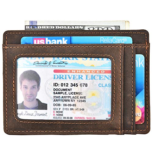 kinzd Slim Wallet RFID Front Pocket Wallet Minimalist Secure Thin Credit Card Holder - Image 2