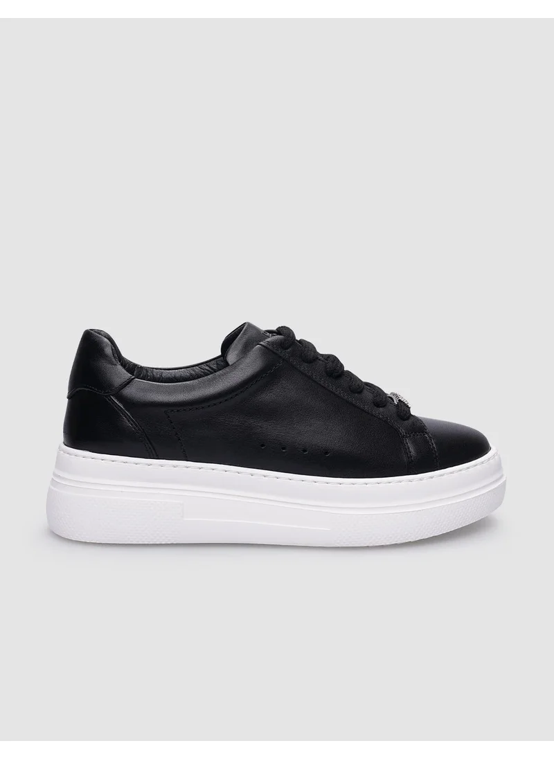 Cabani Black Lace-Up Women's Sneaker