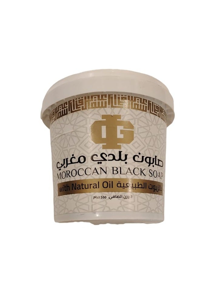 Moroccan soap with natural olive oil, 500 grams 