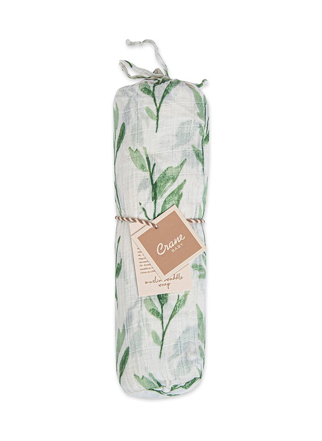 Crane BABY Parker Single Swaddle Wraps (Leaf)  - Image 2