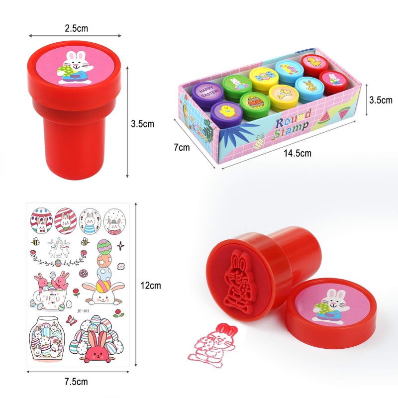 KESOTE Easter Stamps for Kids, Assorted Easter Tattoos for Party Favor Egg Fillers Basket Stuffers - Image 2