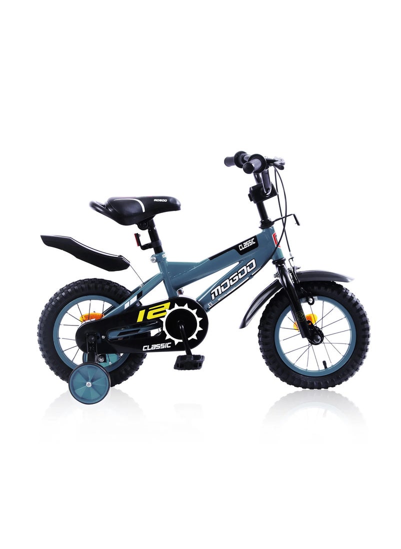 MOGOO - Classic 12 Inch Bicycle - Grey - Image 1