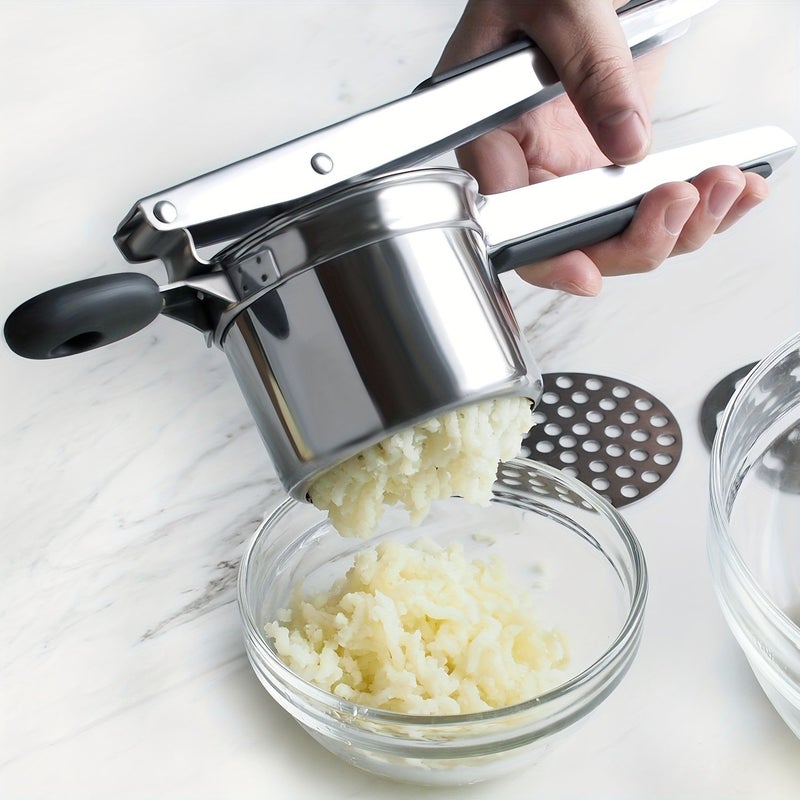 Black Heavy Duty Potato Ricer Press for Perfect Mashed Potatoes - Image 4