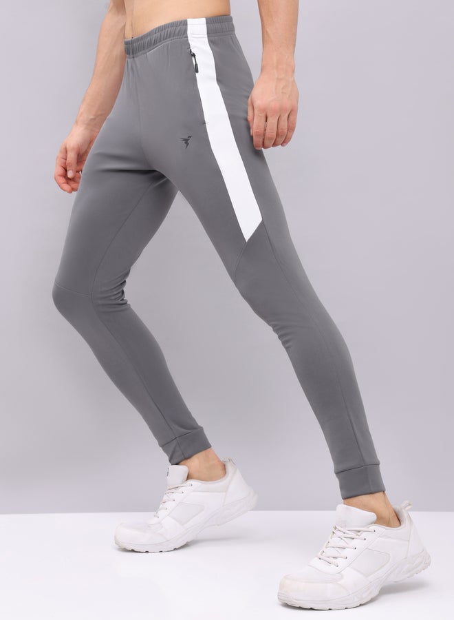تكنوسبورت بنطلون رياضي سليم فيت تكنوسبورت بلوحة جانبية متباينة - Image 2