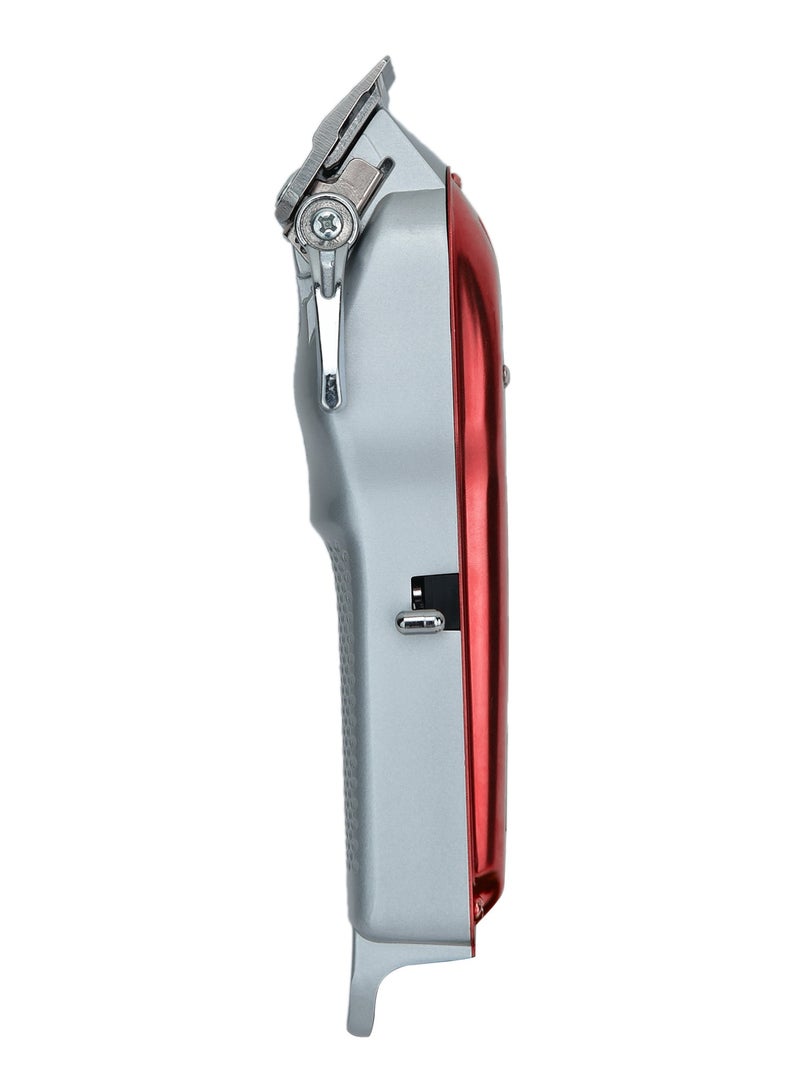 SONASHI Rechargeable Hair Clipper With Digital LCD Display  2 Hours Continuous Working Time Sharp And Carbon Steel Cutter Blade With HighQuality Metal Body Chargeable And Cordless  SHC-1061 Red - Image 3