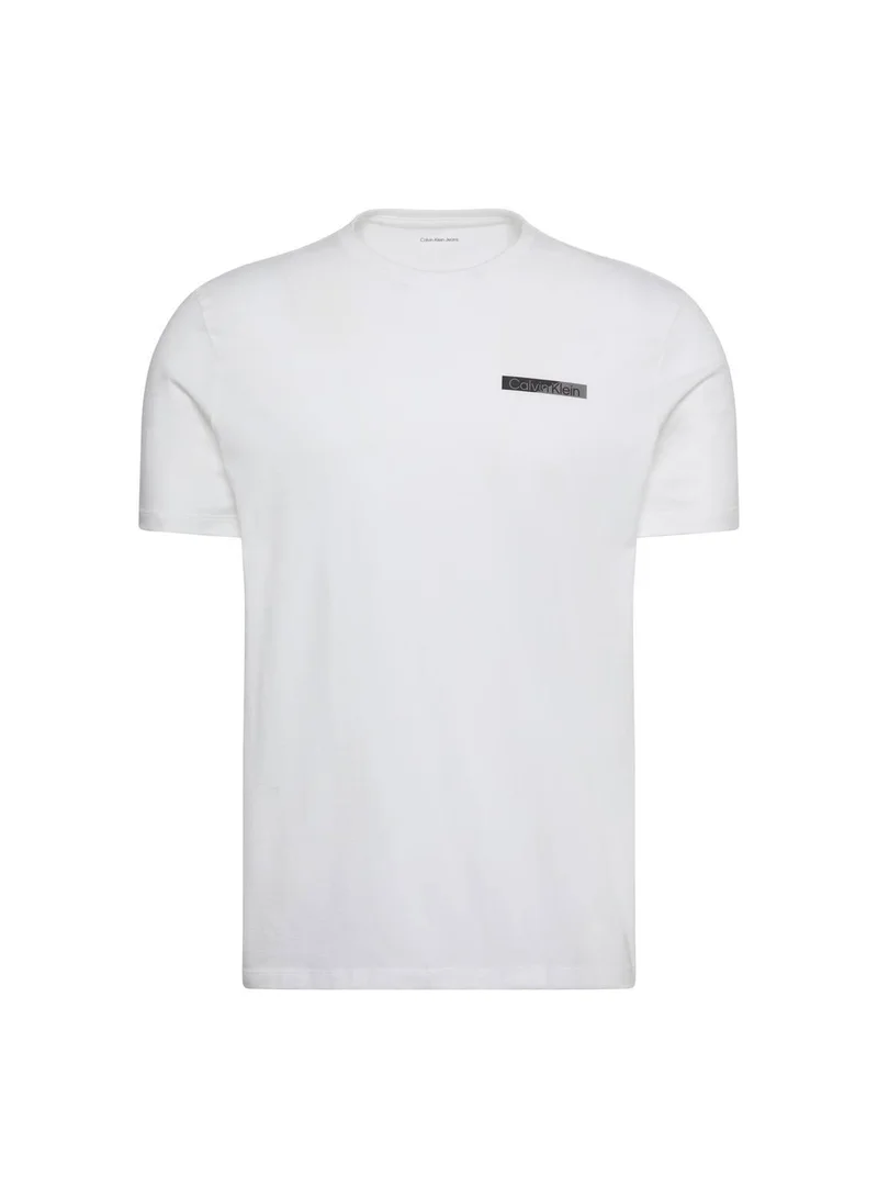 CALVIN KLEIN Bright White Graphic T-Shirt for Men | Best Price UAE