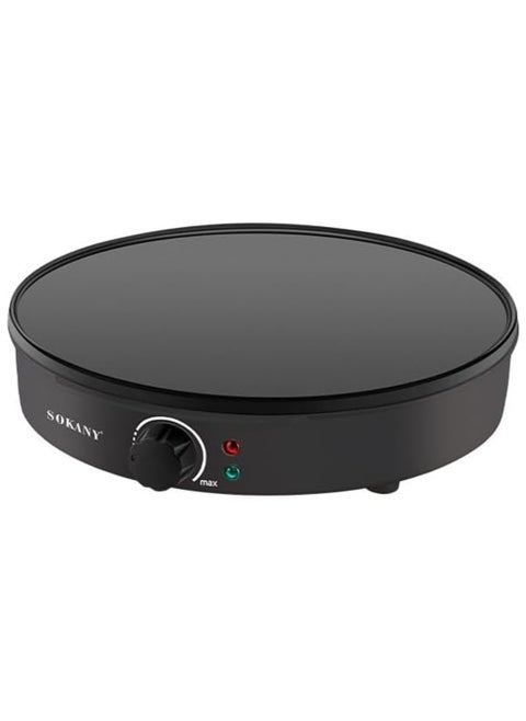 Electric Crepe Maker & Griddle: Non-Stick Pancake Maker for Easy Breakfast & Dessert Creations