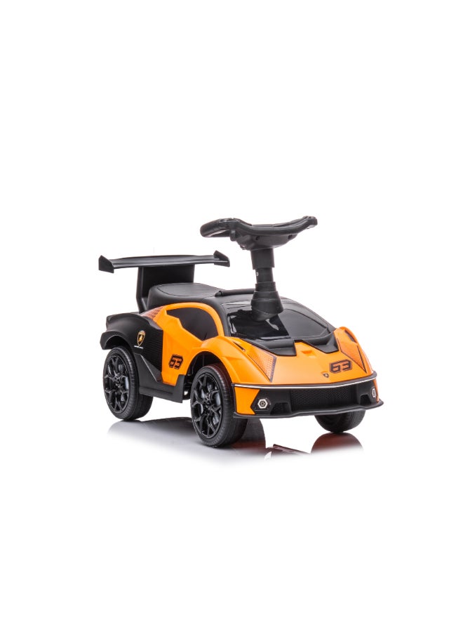 LAMBORGHINI Offical Licensed Lamborghini Essenza SCV12 Ride on car, Kid's ride-on toys, Foot to Floor, with sound and horn (Orange) - Image 3