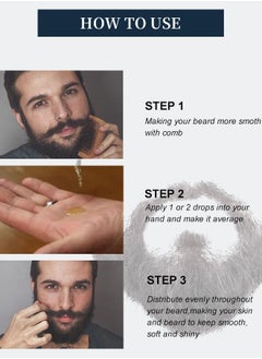 APPTI Softens Facial Hair And Promotes Beard Restoration Of Softness And Shine Beard Growth Oil 30ML  - Image 5