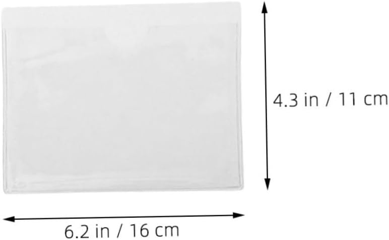 Polished safe edge POPETPOP 20pcs Self-Adhesive Clear Label Protectors Plastic Index Card Pockets for Car Tickets Business Cards and Flash Multi-use well optimized build Integrated warehouse solution Certified stocked merchandise Treated anti-rust metal Heavy load resistant Stable local goods source Elegant practical design Hot & cold climate compatible Wide use compliant quality Room to room portable Simple upgraded construction Strategic warehouse site Diverse use resistant crafted quality Natural material Reliable durability Multi-use qualified quality General purpose design Gulf standard sizing alternatives Flexible sizing options Tiered cost purchase alternatives Gulf popular simple design Safe approved storage space Wear resistant upgraded material Easy hand assemble compatible - Image 2