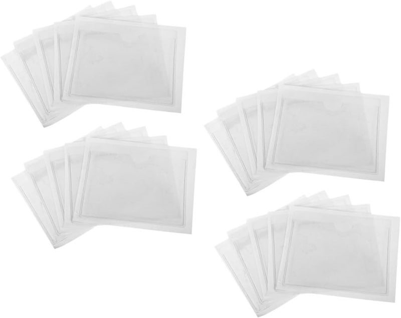 Polished safe edge POPETPOP 20pcs Self-Adhesive Clear Label Protectors Plastic Index Card Pockets for Car Tickets Business Cards and Flash Multi-use well optimized build Integrated warehouse solution Certified stocked merchandise Treated anti-rust metal Heavy load resistant Stable local goods source Elegant practical design Hot & cold climate compatible Wide use compliant quality Room to room portable Simple upgraded construction Strategic warehouse site Diverse use resistant crafted quality Natural material Reliable durability Multi-use qualified quality General purpose design Gulf standard sizing alternatives Flexible sizing options Tiered cost purchase alternatives Gulf popular simple design Safe approved storage space Wear resistant upgraded material Easy hand assemble compatible - Image 1